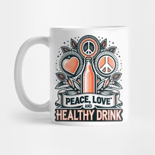 Peace, Love, Kombucha 2 Mug